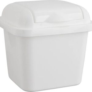 Kunststof Tafel Prullenbak wit 01