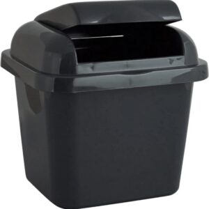 Kunststof Tafel Prullenbak zwart 03