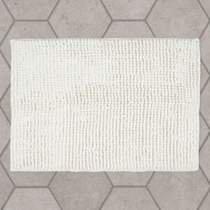 Badmat wit 40x60 01