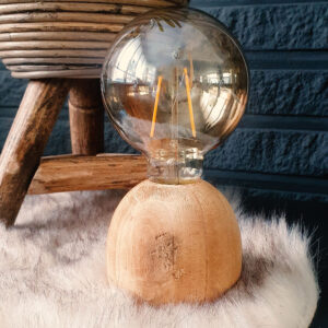 Houten LED Lamp decoratie 01