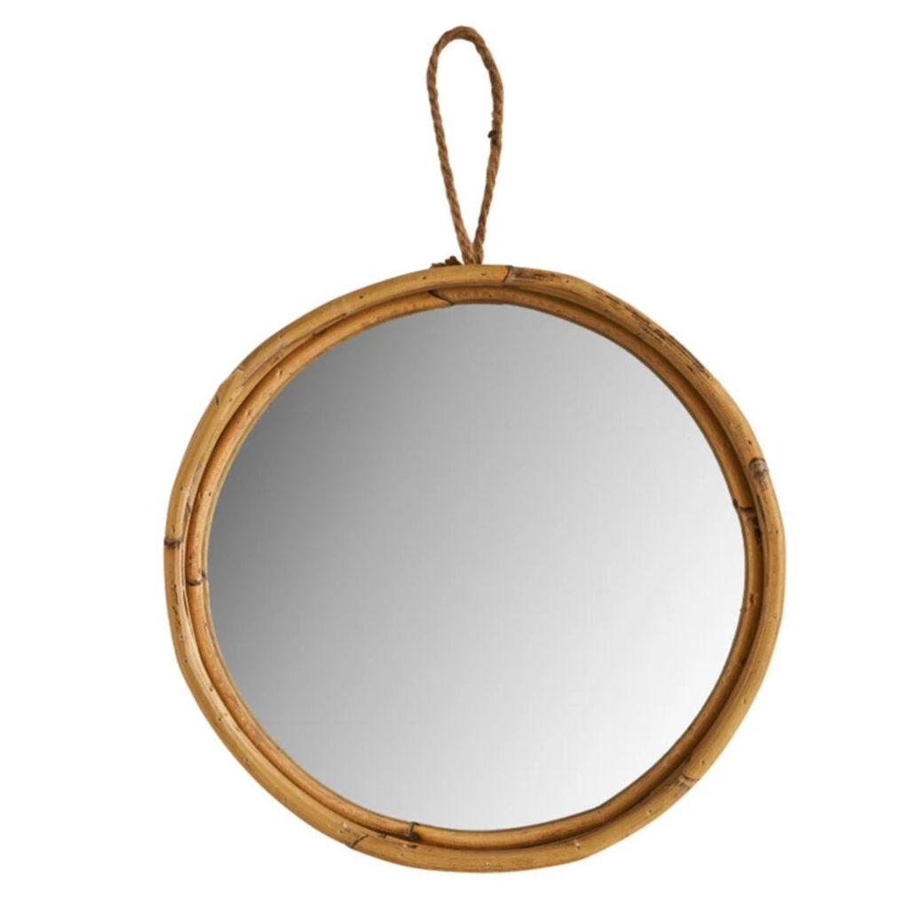 Rotan Spiegel 30cm 03