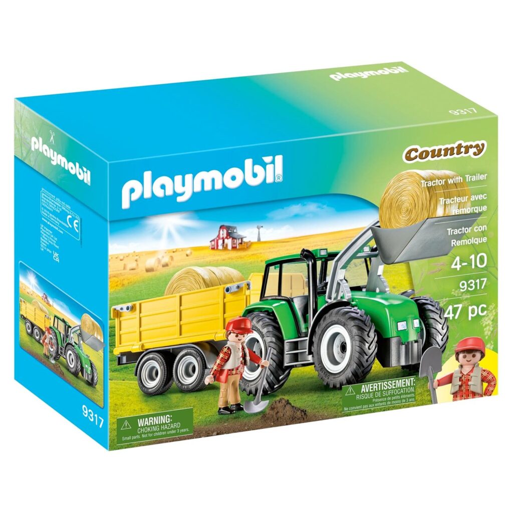 PLAYMOBIL Trekker met aanhanger 9317 01