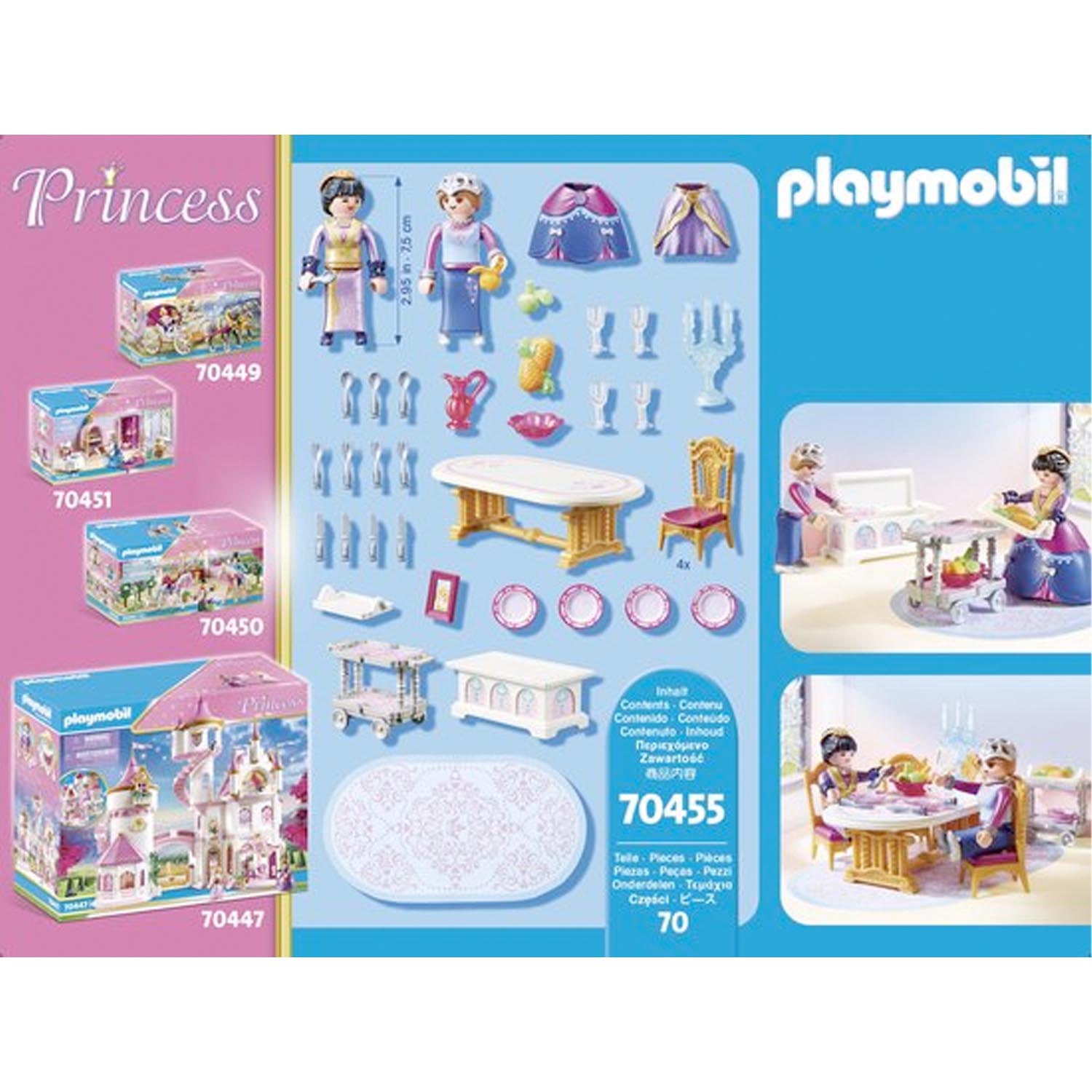 PLAYMOBIL Princess Eetzaal 70455 06