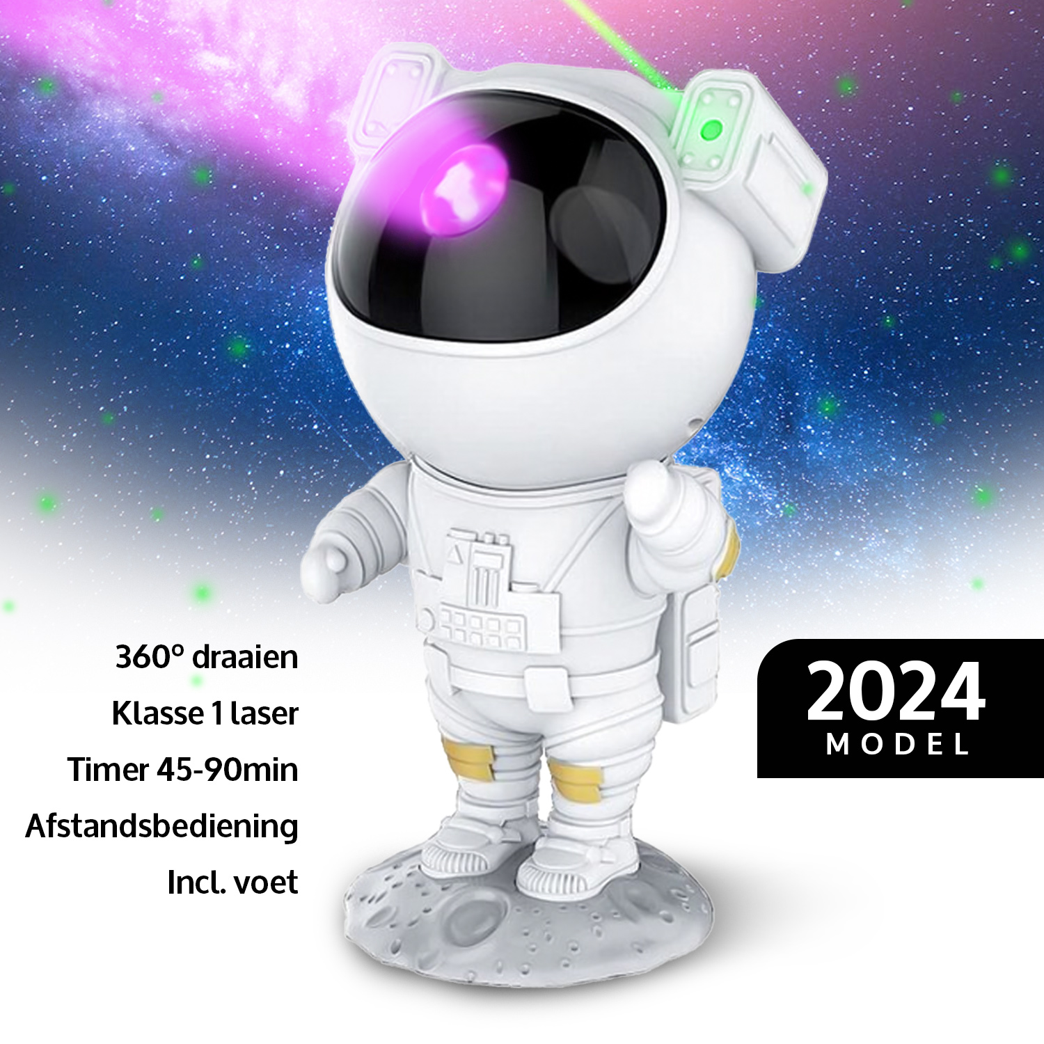 Astronaut Projector Licht Projectie Ruimte 01