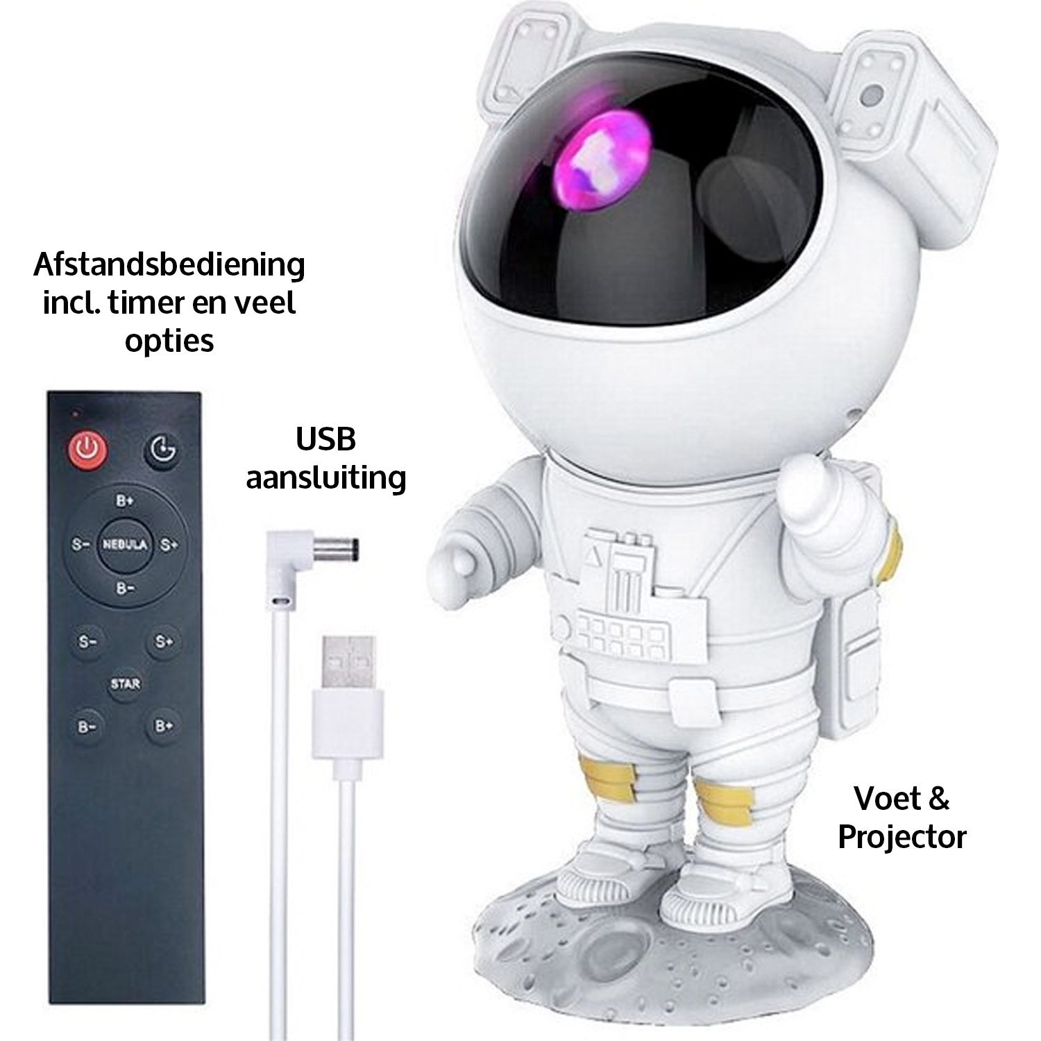 Astronaut Projector Licht Projectie Ruimte 02