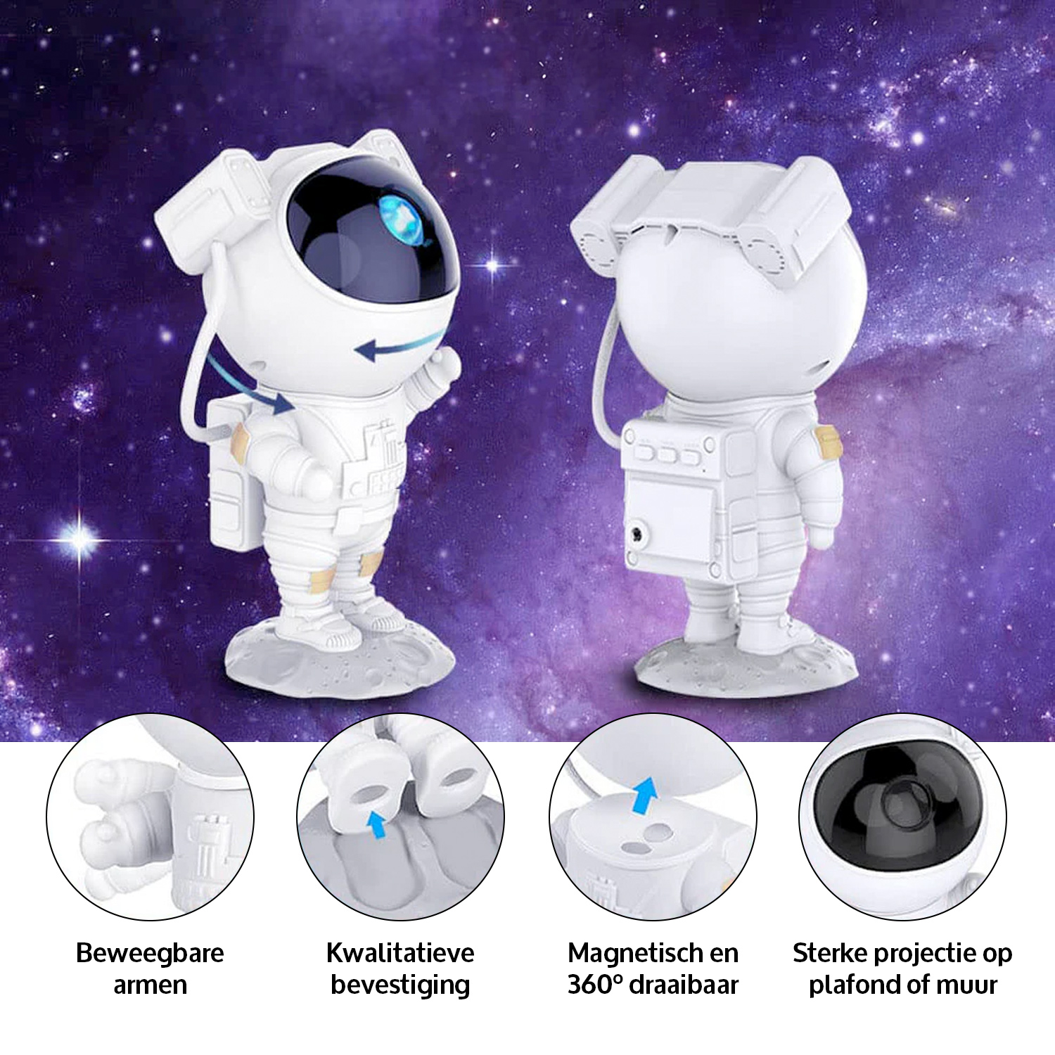 Astronaut Projector Licht Projectie Ruimte 06