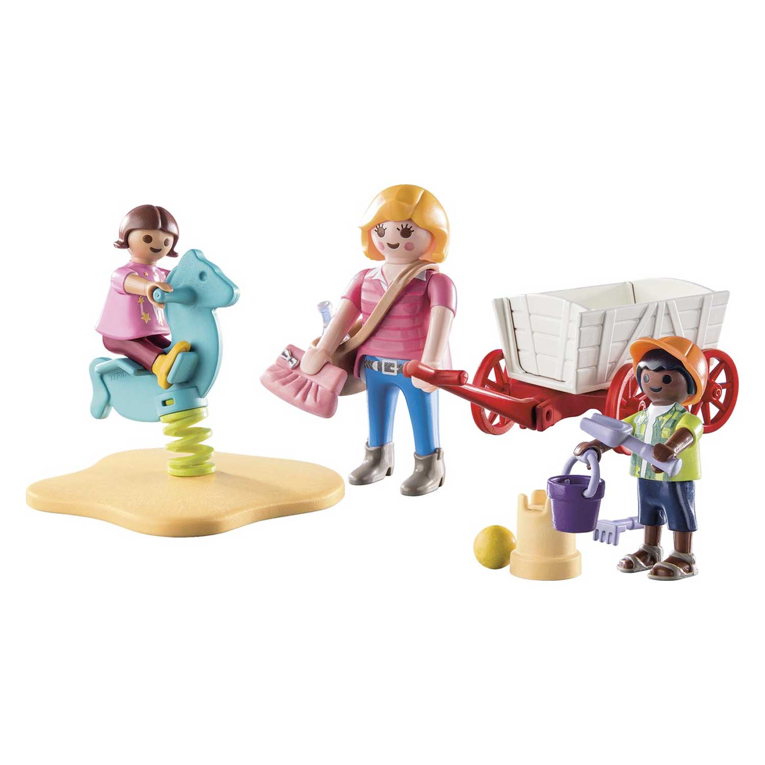 PLAYMOBIL Starterpack Opvoeder met Bolderwagen 71258 02