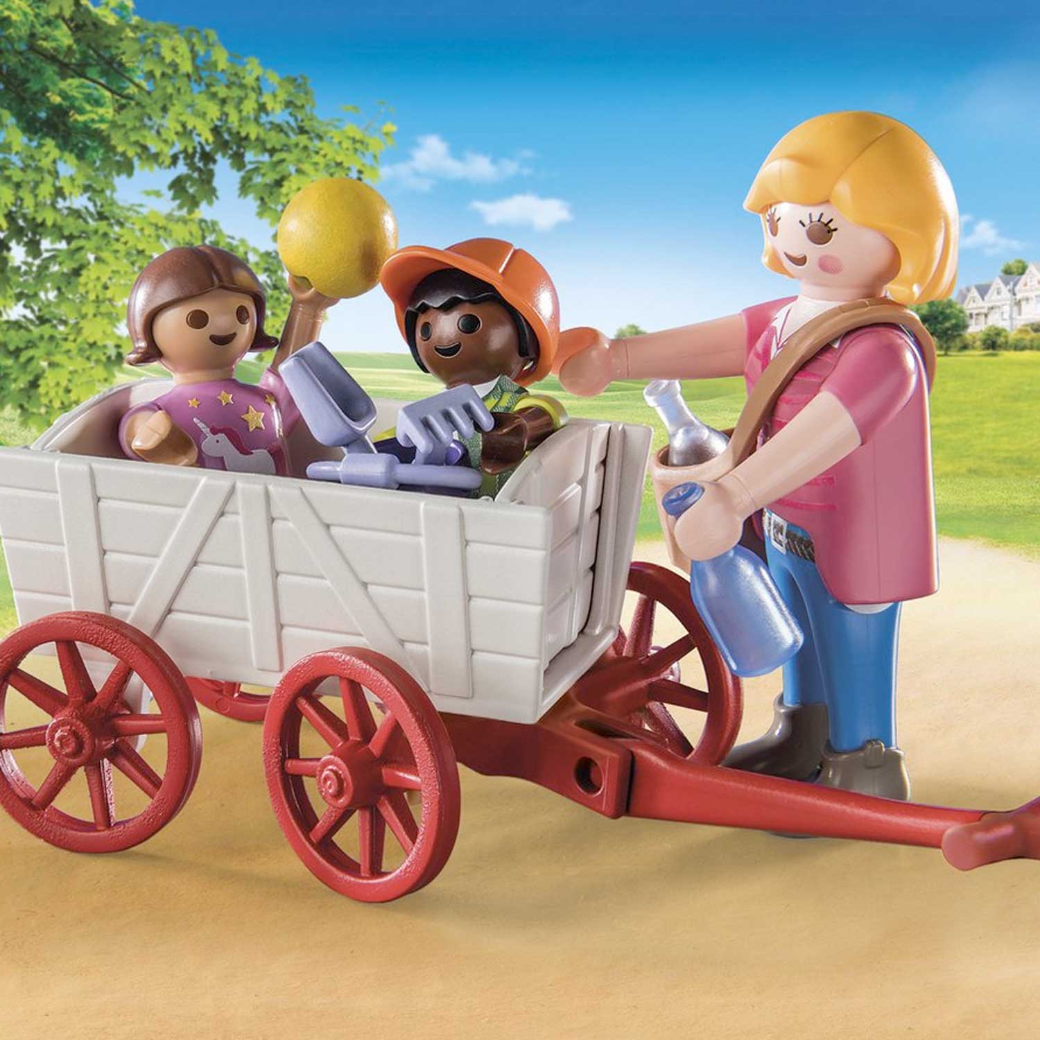 PLAYMOBIL Starterpack Opvoeder met Bolderwagen 71258 04