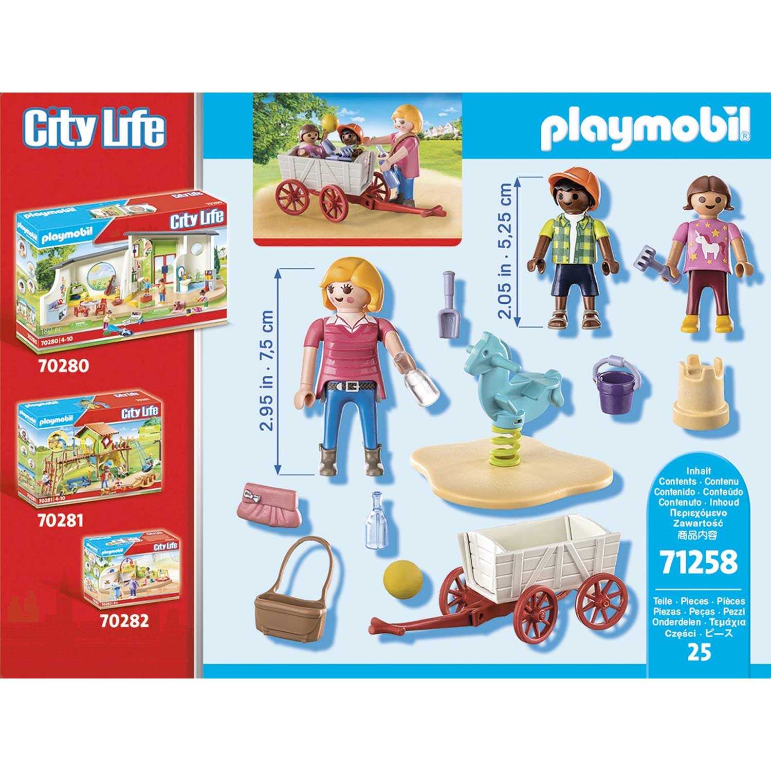 PLAYMOBIL Starterpack Opvoeder met Bolderwagen 71258 06