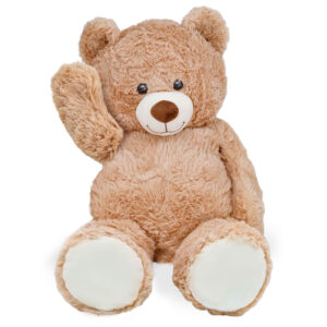 XL Beige Knuffel Beer Teddybeer 100cm Knuffels Pluche Beer 50cm Hoge kwaliteit Knuffeldier Teddybear Groot Knuffelbeer 01