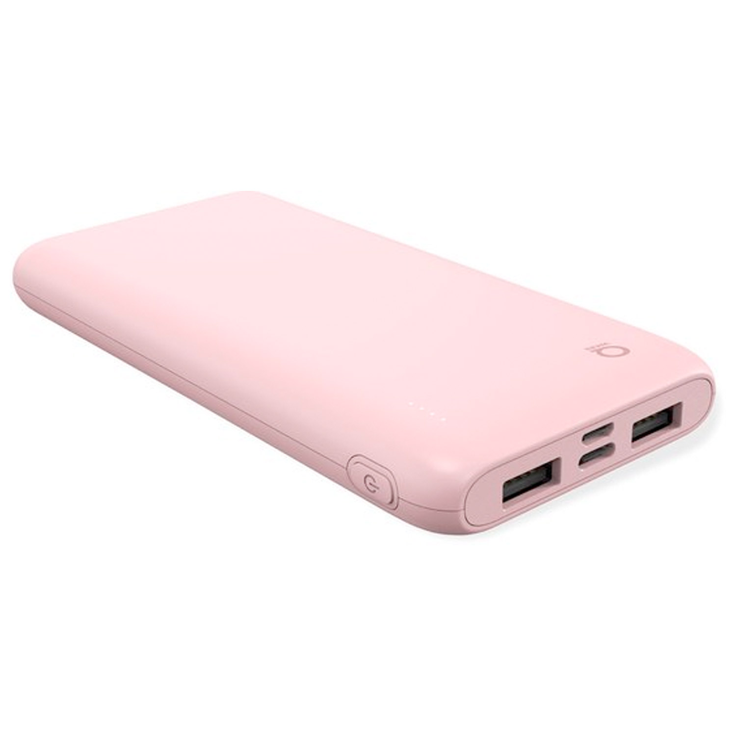 Qware Powerbank USB C USB A 10.000 mAh Geschikt voor Apple Iphone Samsung 3x Volledig Vol – Roze 02