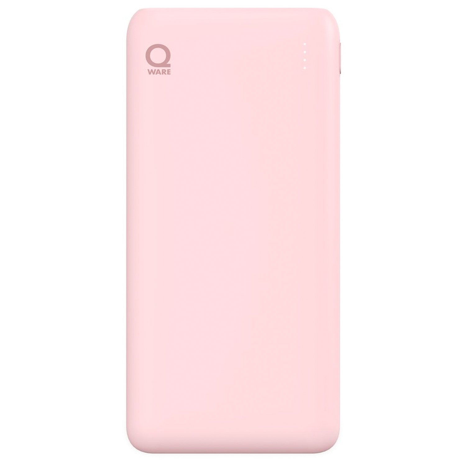 Qware Powerbank USB C USB A 10.000 mAh Geschikt voor Apple Iphone Samsung 3x Volledig Vol – Roze 05
