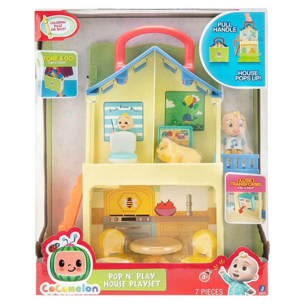 CocoMelon Speelhuis Pop N' Play House Speelfiguren 01
