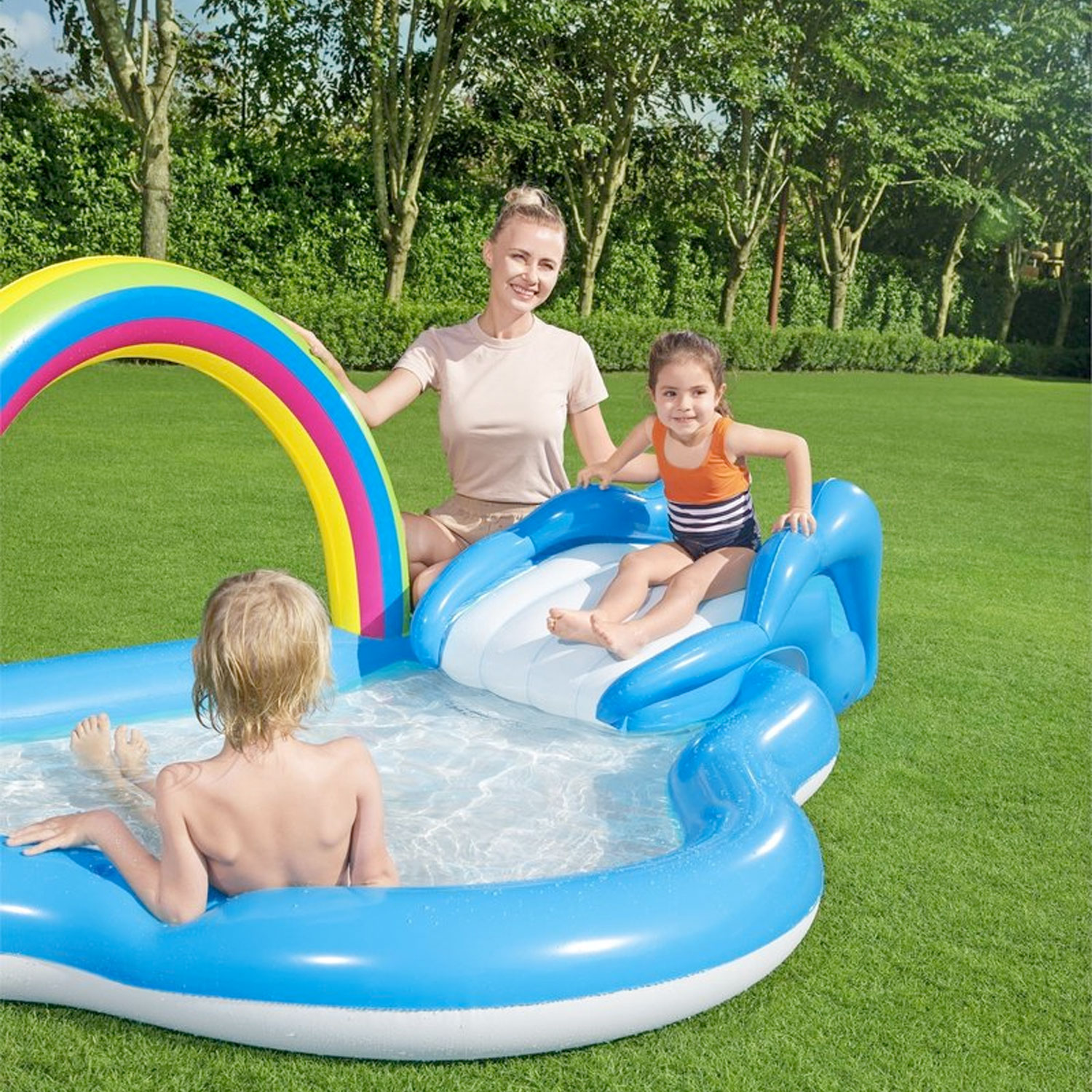 Bestway Rainbow n' Shine Pool and Play Center 257 x 145 x 91 cm 04
