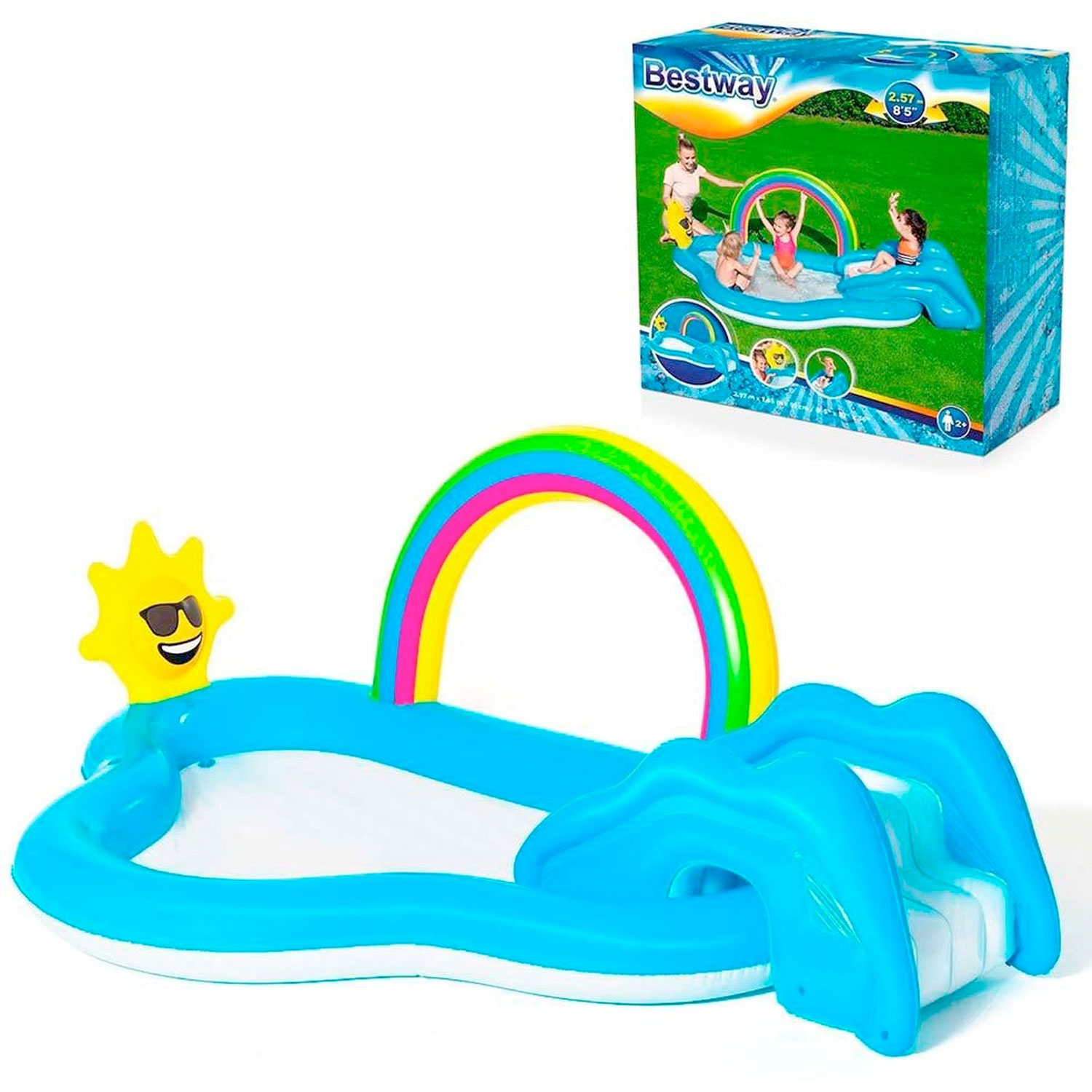 Bestway Rainbow n' Shine Pool and Play Center 257 x 145 x 91 cm 09