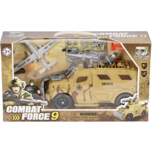Combat Force Leger Speelgoed Army Soldaatjes – Militair Speelgoed – Drone Truck Leger – Vrachtwagen Soldaat – Vrachtwagen Speelset – Kinderen 02